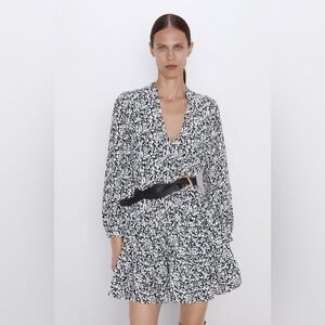 Zara Claris Floral Printed Dress